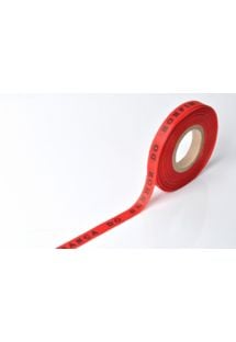 Röda brasilianska önskeband på rulle - ROLLER BONFIM - VERMELHO