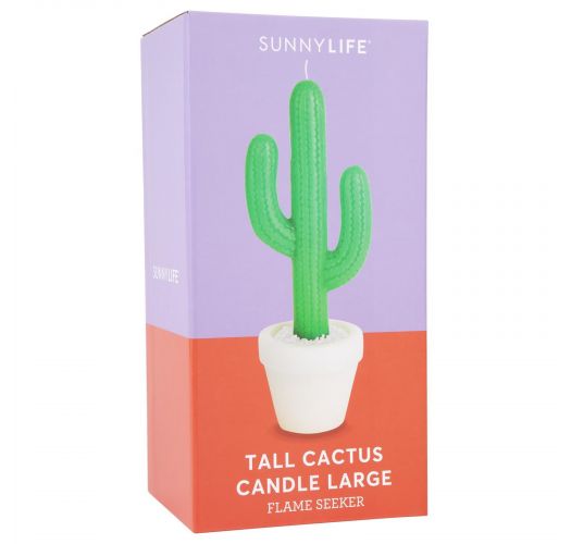 SUNNYLIFE Indoor Outdoor Decorative Large Cactus Scented Candle 
