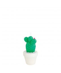 Litet kaktusformat ljus - ROUND CACTUS CANDLE SMALL