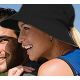 Black elastic beach hat (for ponytail) - CHAPEU CALIFORNIA PRETO - SOLAR PROTECTION UV.LINE