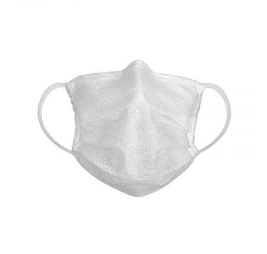 Set of 10 white TNT masks 2 layers - 10 x CLOTH FACE COVERING BBS21 - 2 Layers WHITE