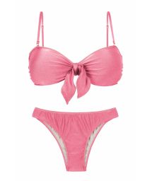 SET SHIMMER-CONFETTI BANDEAU-KNOT ESSENTIAL
