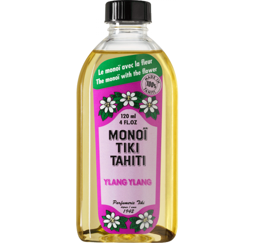 Ylang-ylang Scented Monoï With Flower, Made In Tahiti - Tiki Monoi ...