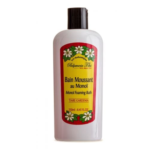 Monoi foaming bath, scented with tiare flowers, 250 ml - BAIN MOUSSANT TIKI TIARE 250ML