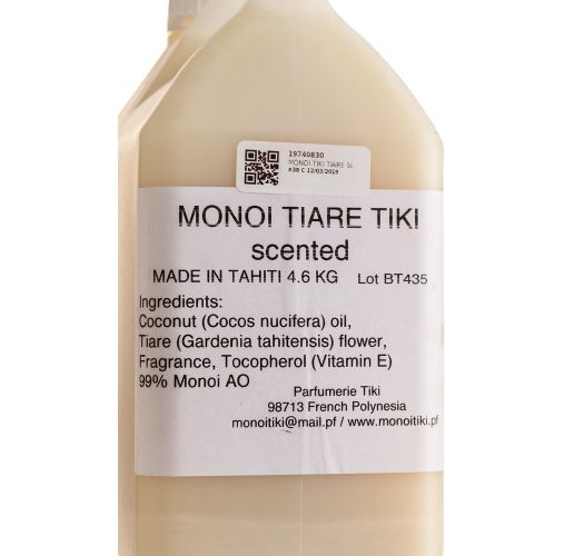 Olejek Monoď de Tahiti  5L - gardenia tahitańska - MONOI TIKI TIARE 5L