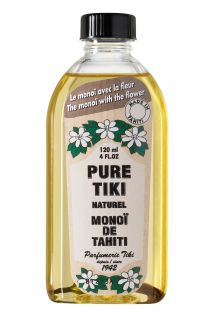 Traditionel monoi fra Tahiti med blomsteressens, 100% naturprodukt - TIKI MONOI AO 120ML