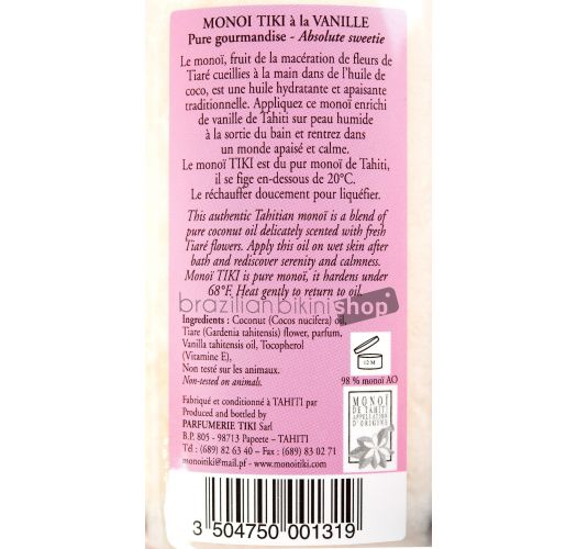 Tiki Monoi Vanilla 120 ml