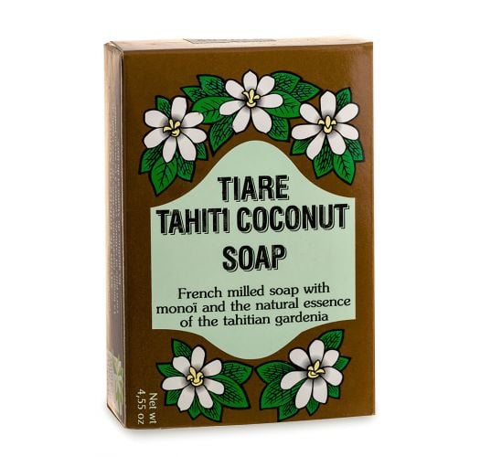 Monoi de Tahiti vegetable soap, coconut fragrance - TIKI SAVON COCO 130g