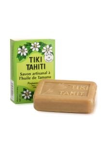 Vegetable soap made with Tamanu and Monoi de Tahiti oils - TIKI SAVON TAMANU 130grs