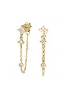 EARRINGS HELIOS WHITE HIPANEMA