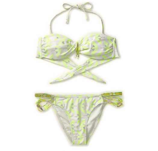 Maillot De Bain Amenapih Bandeau Jaune Fluo Osiriswim Yellow