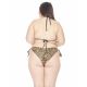 Plus Size Brazilian Wende-Bikini in Schwarz/Leopardenmuster - BIQUINI DUPLA FACE ALICIA PLUS PRETO/TIGRESA