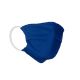 Royal blue cotton barrier mask with filter pocket - FACE MASK BBS17 - FILTER POCKET