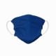 Royal blue cotton barrier mask with filter pocket - FACE MASK BBS17 - FILTER POCKET