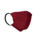 Red cotton barrier mask with filter pocket - FACE MASK BBS19 - FILTER POCKET