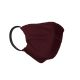 Burgundy cotton barrier mask with filter pocket - FACE MASK BBS20 - FILTER POCKET