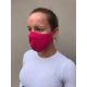 Reusable and washable pink textured fabric mask - FACE MASK BBS28