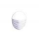 Set of 5 white reusable barrier masks - 5 x FACE MASK BBS01 2 LAYERS