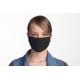 Komplekt, kuhu kuulub 5 mustast kangast valmistatud reguleeritavat korduvkasutatavat maski. - 5 x FACE MASK BBS02 2 LAYERS