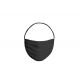 Set of 10 black reusable barrier masks - 10 x FACE MASK BBS02 2 LAYERS