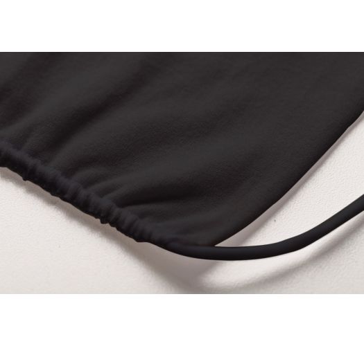 Set of 10 black reusable barrier masks - 10 x FACE MASK BBS02 2 LAYERS