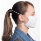 Adjustable and reusable white fabric face mask - FACE MASK BBS01
