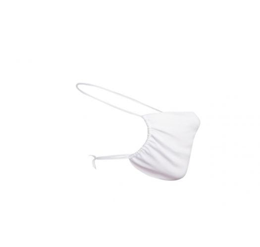 Máscara tecido branco, ajustável reutilizável - FACE MASK BBS01