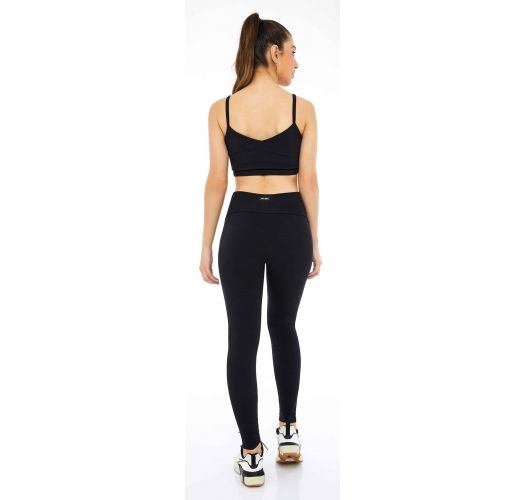 LEGGING UNIQUE RECORTES PRETO