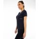 T-SHIRT SKIN FIT RECORTES COM REFLETIVOS PRETO