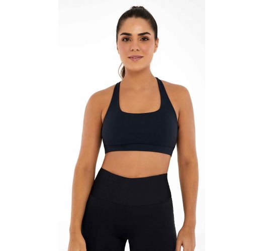 TOP HYPER COSTAS CRUZADAS PRETO