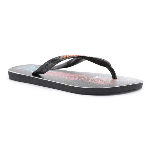 HAVAIANAS TOP LOGOMANIA PRINT NOVO GRAFITE