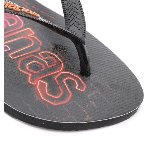 HAVAIANAS TOP LOGOMANIA PRINT NOVO GRAFITE