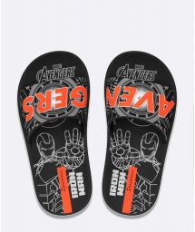 IPANEMA AVENGERS SLIDE PRETO CINZA LARANJA