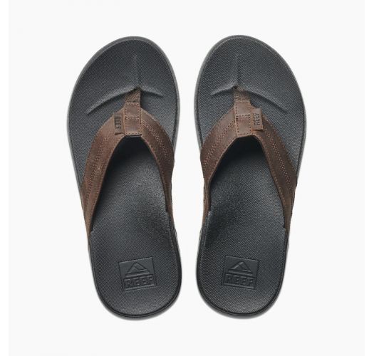 REEF CUSHION PHANTOM LEATHER BLACK/BROWN