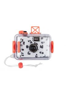 White waterproof camera with animal pattern - UNDERWATER CAMERA CALL OF THE WILD