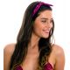 Headband avec nœud rose imprimé léopard - ROAR-PINK KNOT HEADBAND