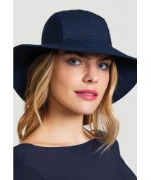 Шляпа темно-синего цвета с завязывающейся банданой - CHAPEU SAN REMO MARINHO - SOLAR PROTECTION