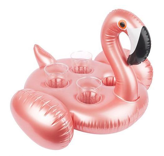 pink flamingo water toy