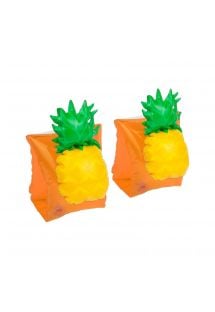 Oppustelige svømmevinger med ananas - 3-6 år - KIDS FLOAT BANDS PINEAPPLE