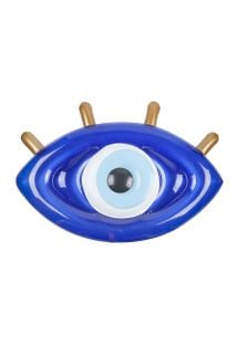 Adult buoy in blue greek eye shape - LIE ON GREEK EYE