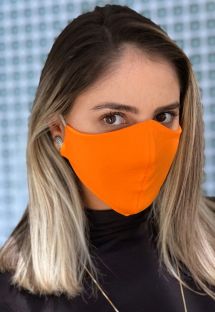 Vaskbart orange mundbind ansigtsmaske - FACE MASK BBS06