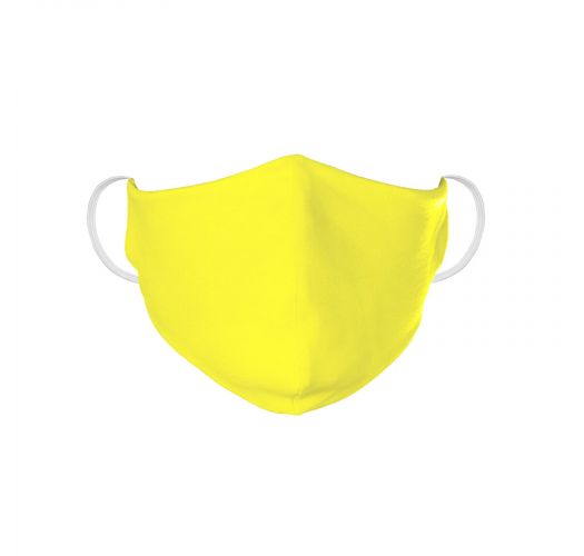 Washable yellow barrier mask - FACE MASK BBS10