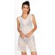 VESTIDO REGATA TRICOT BRANCO