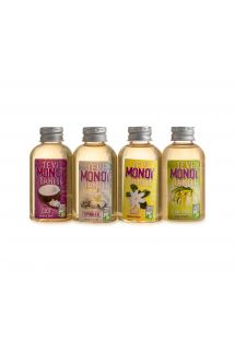 Travel set of 4 monoi oils - different scents - PACK MONOI TEVI 4X60ML