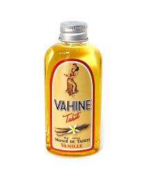 Huile de monoï parfum vanille - format voyage - Vahine Tahiti - Monoï vanille - 60ml