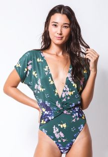 kimono sleeve swimsuit