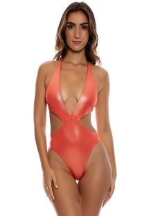 DEEP V MONOKINI AMBER