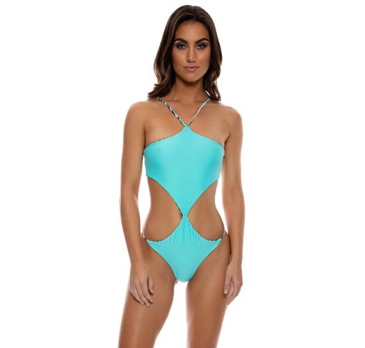 HANDKERCHIEF ANIMALE AQUA