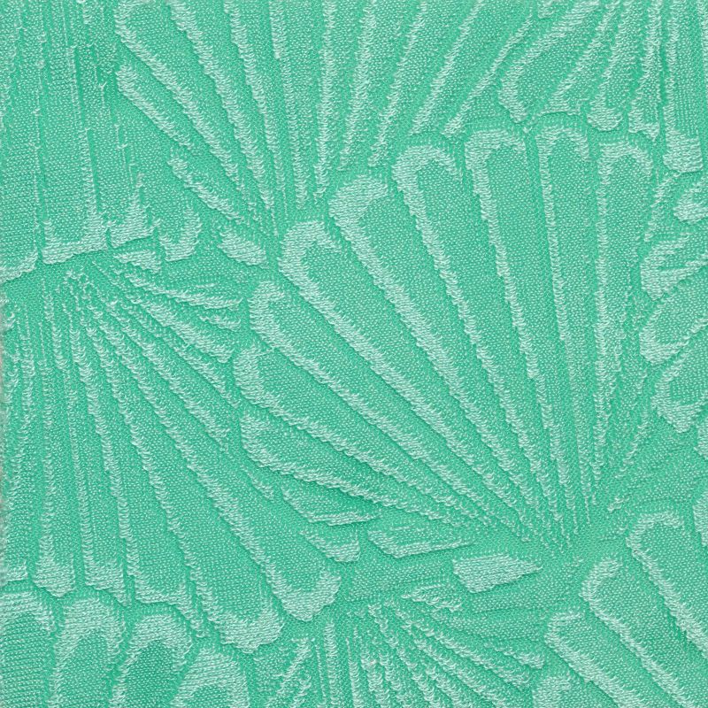 Sea green asymmetric bandeau swimsuit with shell pattern - ATLANTIS BODY-RIO