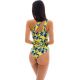 LEMON FLOWER ONE SHOULDER